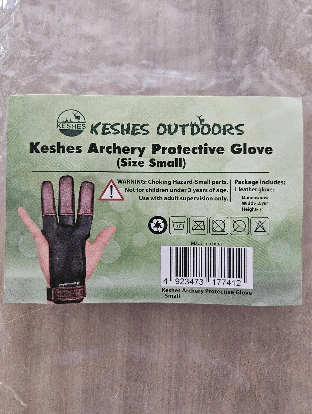 Youth SMALL Archery Glove with Forearm Protective Gear Set